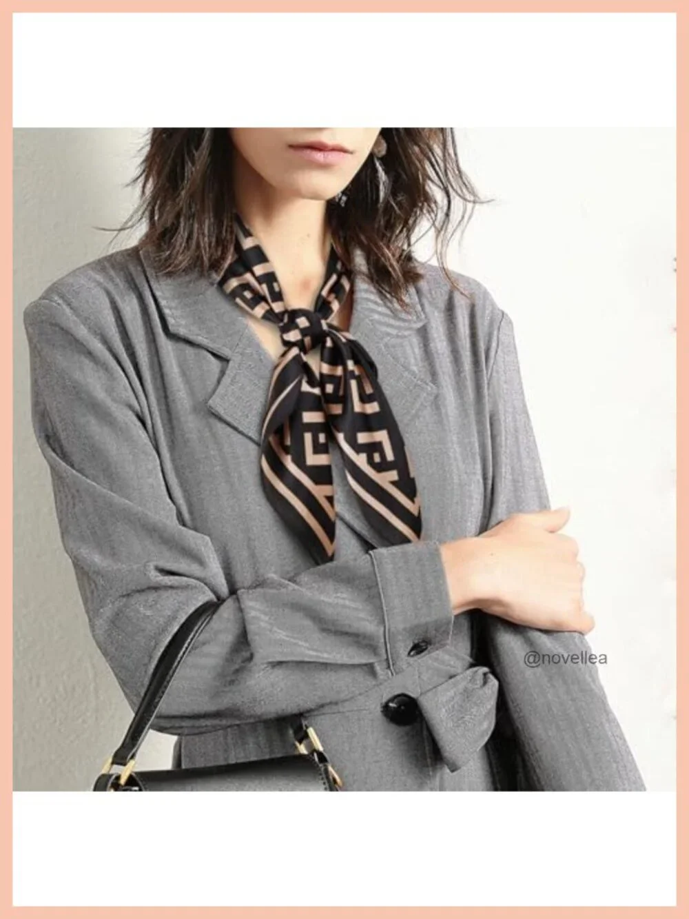 100% Pure Mulberry Silk Fashion Scarf Lightweight Square Neckerchief